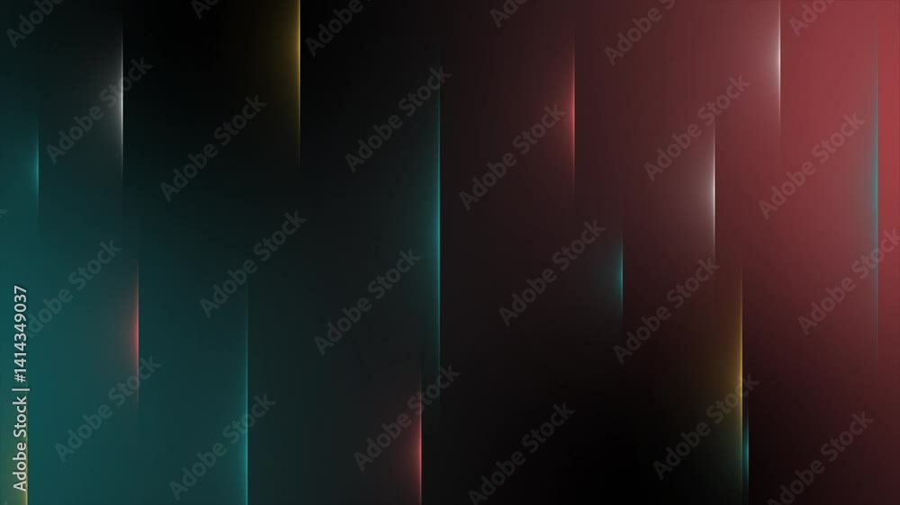 Aufkleber dual tone multiple wiggling glowing lines modern design loop able geometrical background