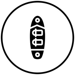 Snowboard Icon Style