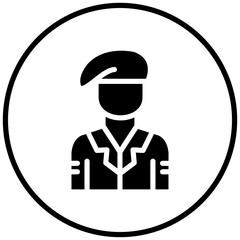 Army Soldier Icon Style