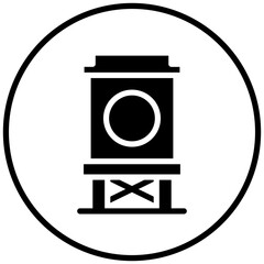 Water Tank Icon Style