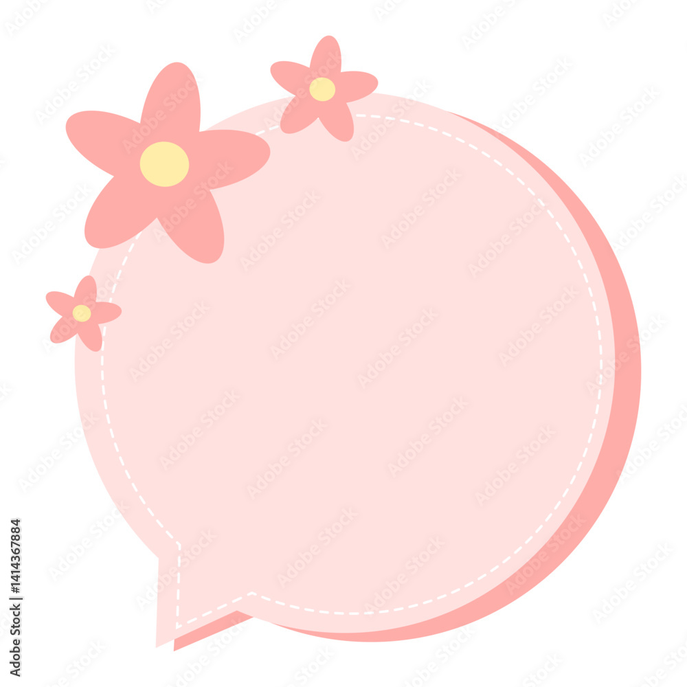Poster message bubbles message frames