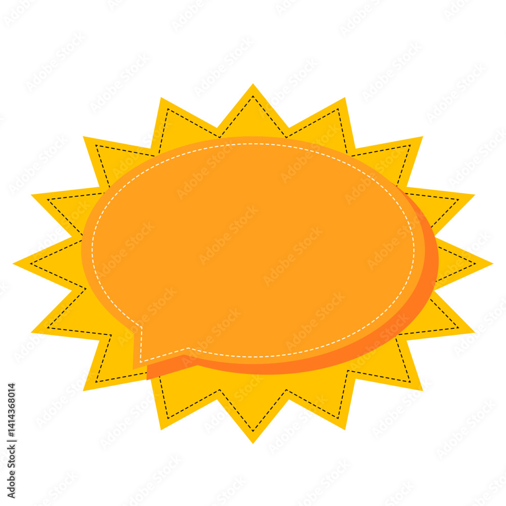 Poster message bubbles message frames