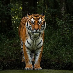 Obraz premium tiger in the zoo
