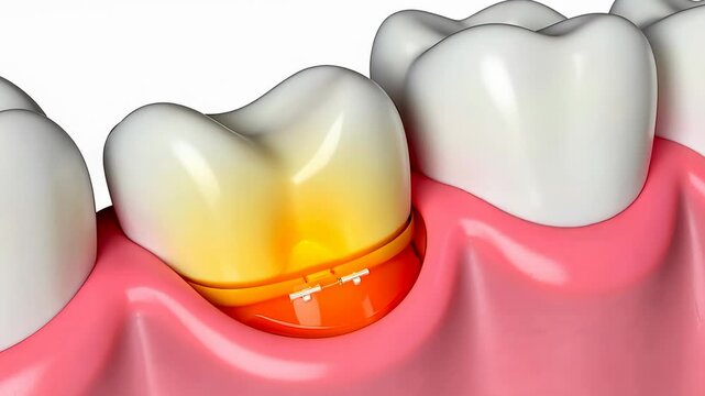 Dental filling, cavity repair, tooth restoration. Oral health. Enamel protects against decay occurrence. Fillings prevent further damage progression. Dental care ensures lasting durability.