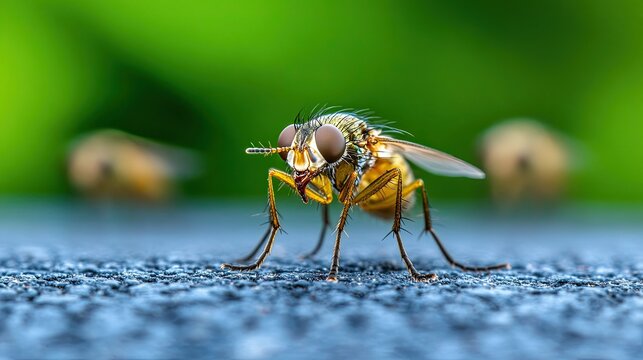 Midges or flies on asphalt are insects that live on the surface of asphalt. 