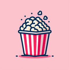 popcorn vector illustration 