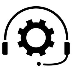 Technical Support Icon Element For Design