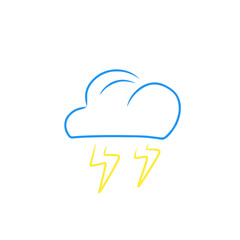 doodle sky icon