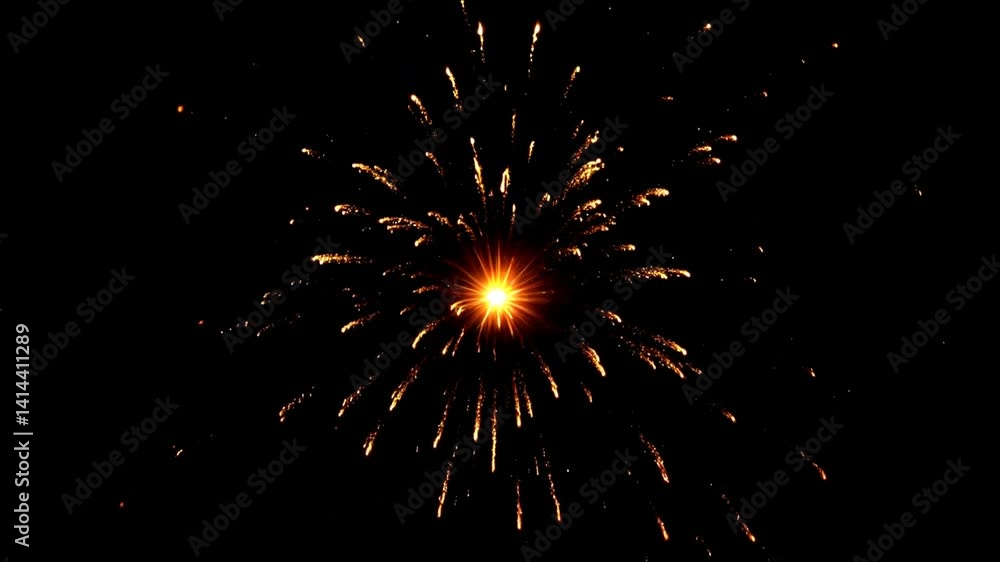 Poster exploding light streaks on black background abstract motion