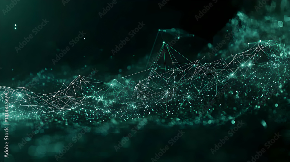 Poster abstract data flow visualization