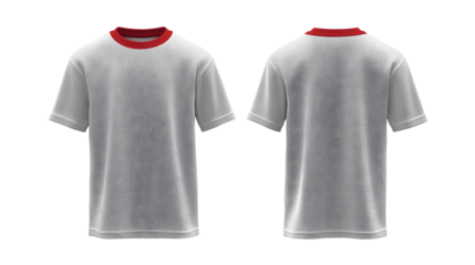 T-Shirt Boys Casual Cotton Round Neck - High Quality 3D Rendered Mockup