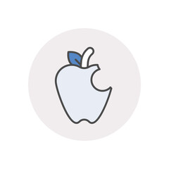 Food Waste vector icon stock illustration