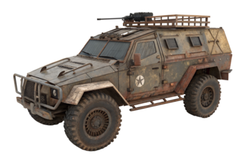 Rugged Military Armored Vehicle
