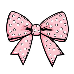 pink ribbon bow