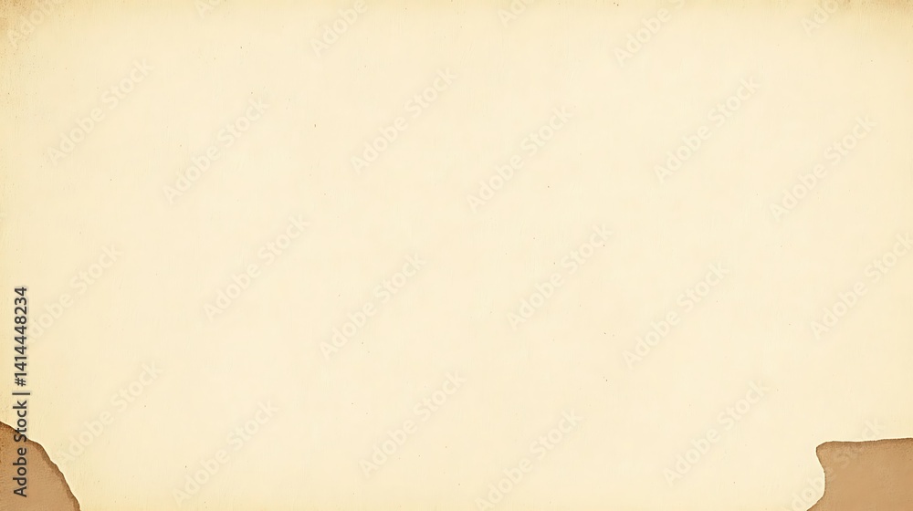 Poster antique paper background with faded edges and subtle textures for design