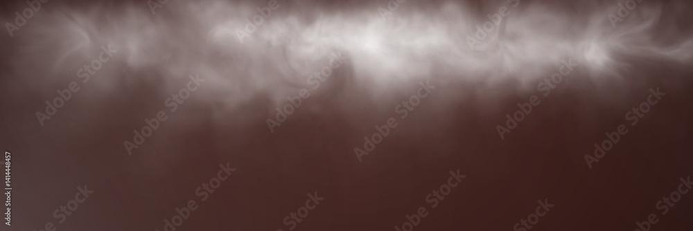 Poster realistic white smoke or mist effect with soft, swirling patterns on a transparent background. perfe