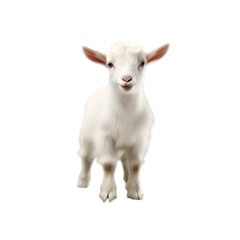 baby, goat, cute, isolated, white, background, animal, livestock, farm, young, fluffy, nature, adorable, mammal, rural, pet, portrait, innocence, domestic, spring
