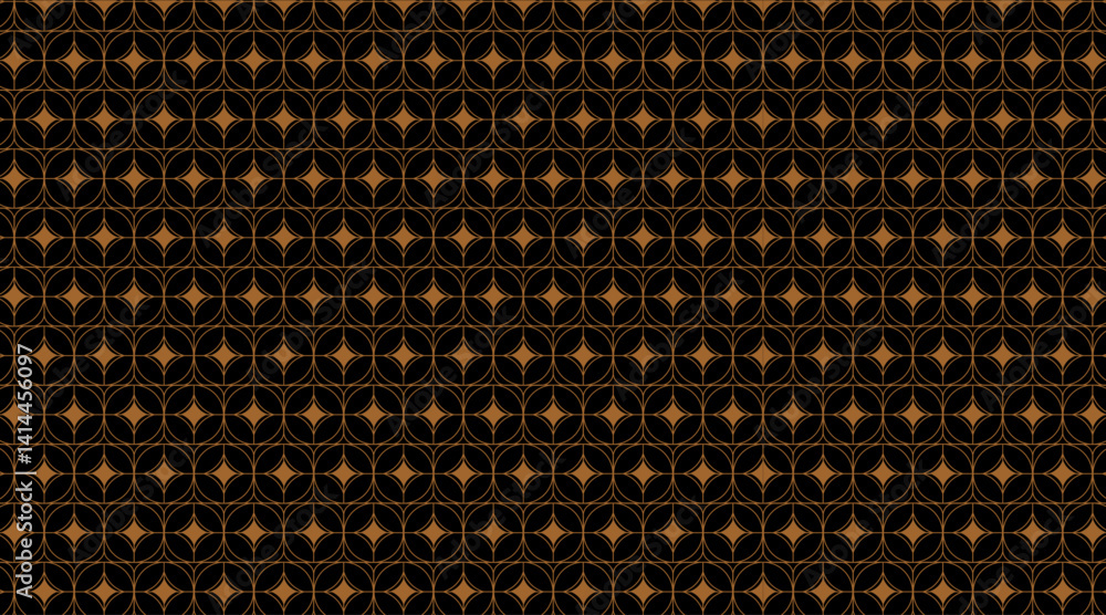 Poster seamless pattern template with geometric double diamond shape | texture background with line for dec