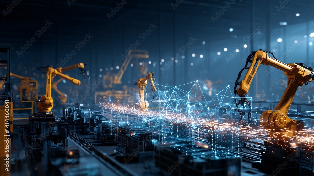Poster digital transformation in manufacturing with ai-driven quality control and process optimization