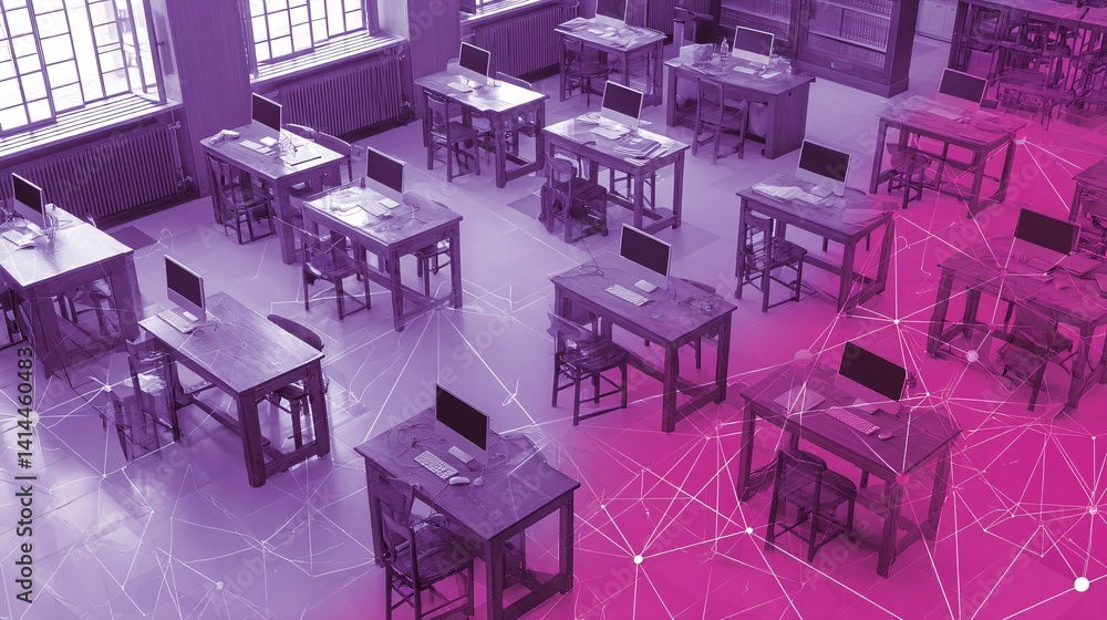 Poster digital transformation in education with ai-driven adaptive learning and virtual laboratories