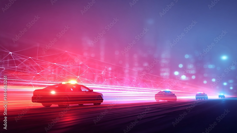 Poster digital transformation in public safety with ai surveillance and predictive policing