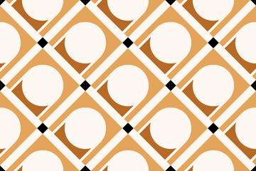 Seamless abstract geometric pattern. Vector Illustration.