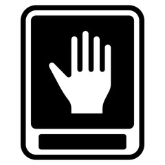 Stop Hand Icon