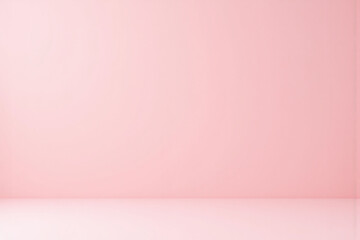 pink room with a white floor and a pink wall