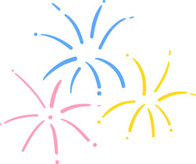 Shooting Star Firework with Sparkling Trails