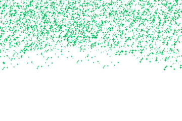  Green colour glitter falling down on transparent background, green abstract background, green confetti on transparent background, green abstract colorful background, abstract green background