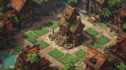 Vibrant green farmers square abundant cro-2 - nature herbs market