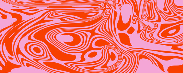 Pink red color yummy texture swirl twirl twisted pattern. Abstract vector cream or jelly background. Summer fruit cake bg. Trippy y2k style simple liquid delicious icecream backdrop