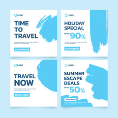 Modern Travel Agency Social Media Template