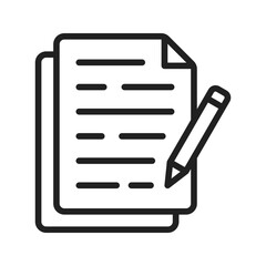 Copywriting icon vector image. Suitable for mobile apps, web apps and print media.