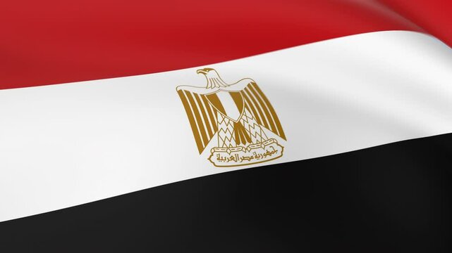 Egyp Flag Looping Animation Background