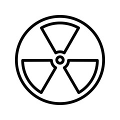 Hazard icon vector image. Suitable for mobile apps, web apps and print media.