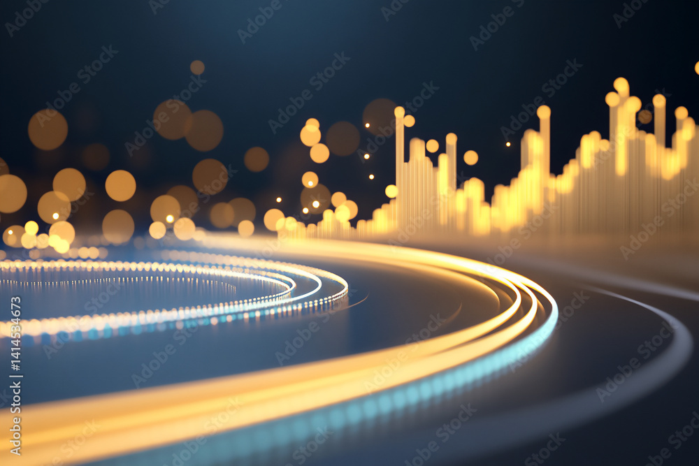 Poster light particle momentum swarm