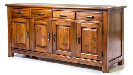 Fototapeta premium a sturdy and elegant wooden sideboard