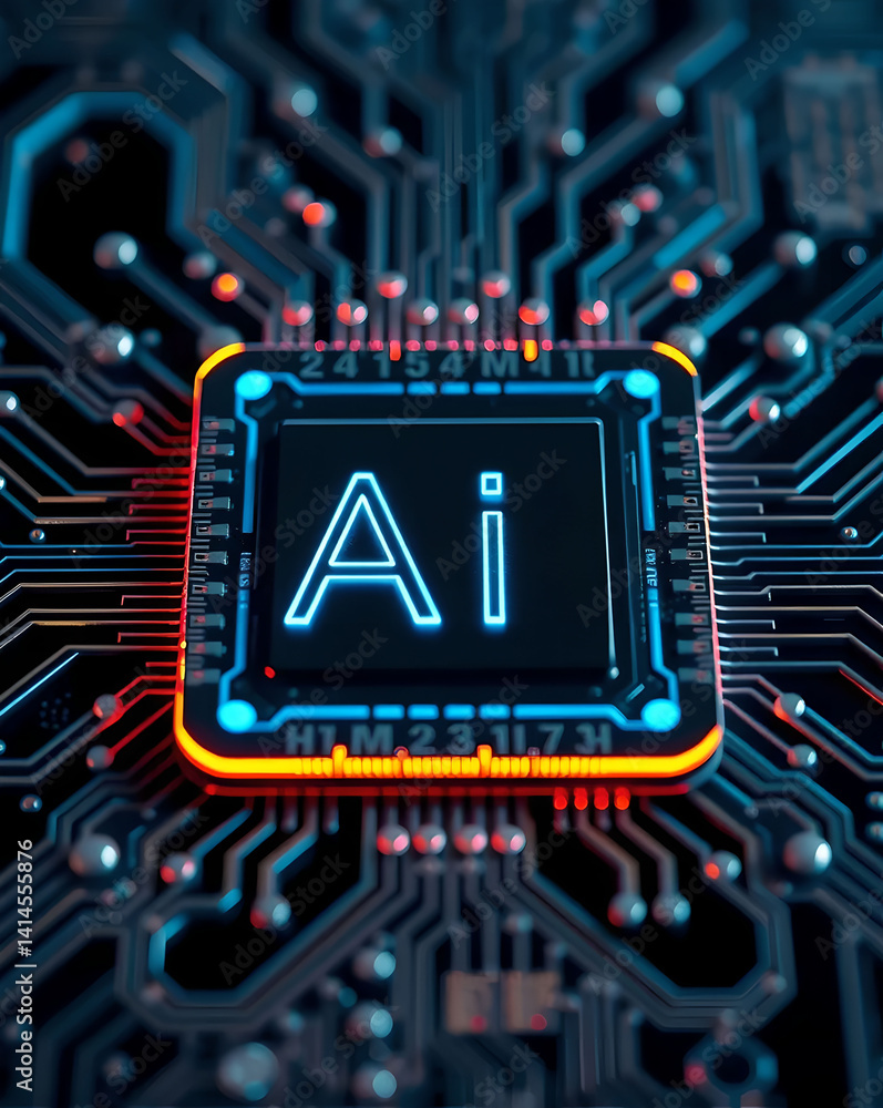 Poster advanced semiconductor for artificial intelligence applications.