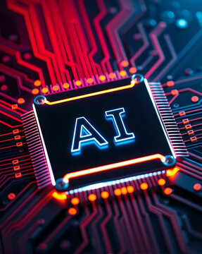 An AI accelerator, built to handle massive parallel computations.