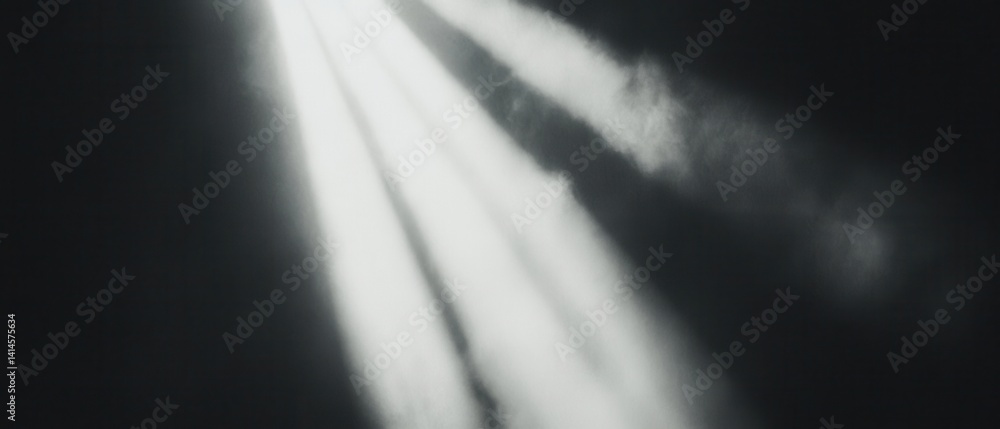 Poster abstract light streaks on dark background creates a dramatic and mysterious visual effect for creati