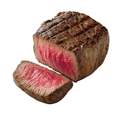 Juicy Grilled Steak with Perfectly Cooked Interior Texture