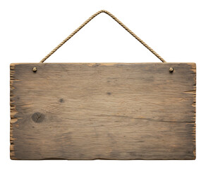 古風な木製看板 吊るす