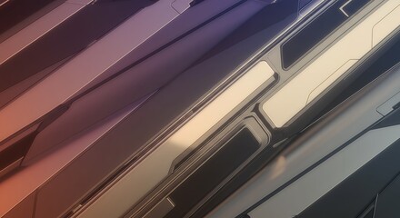 Obraz premium Abstract Metallic Texture: A Futuristic Digital Design