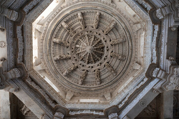 Marble carvings, Ranakpur Jain Temple, Ranakpur, Rajasthan