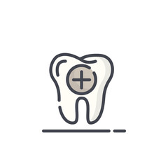 dental icon with tooth