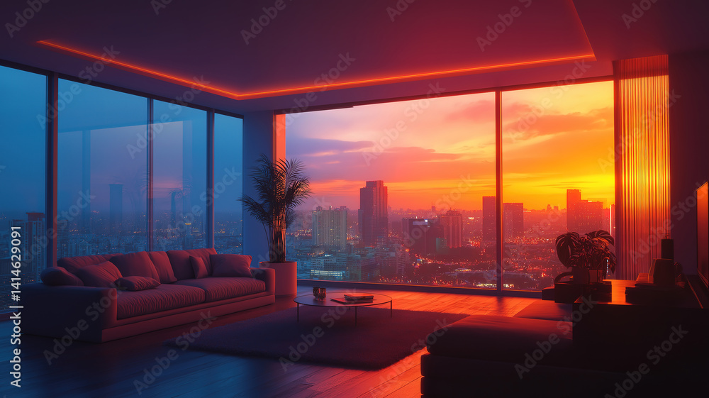 Poster abstract visualization projection showcasing dynamic and futuristic digital concepts