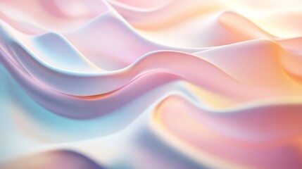 Fototapeta premium Calm digital art studio unique abstract renderings with muted pastel textures and artistic perspective