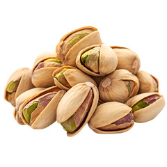 A pile of roasted pistachios delicious snack food,