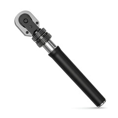 Precision torque wrench, instrument for controlled tightening, metallic and black